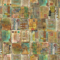 FreeSpirit On Your Mark Fabric 1/2 Yard Cut: Page by Page