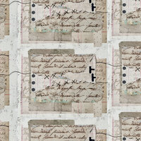 FreeSpirit On Your Mark Fabric 1/2 Yard Cut: Script