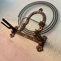 SOLD: Ornate Cast Gong/Clock Spring: Large