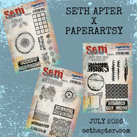 PaperArtsy Cling Rubber Stamp Trio: 52, 53, 54
