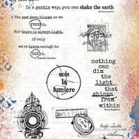 PaperArtsy Cling Rubber Stamp Trio: 46, 47, 48