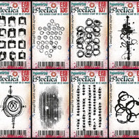PaperArtsy Mini Stamps: Set #7