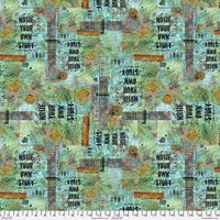 FreeSpirit Live Out Loud Fabric 1/2 Yard Cut: Your Own Story