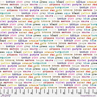 Seth Apter FreeSpirit Stamped Fabric 1/2 Yard Cut: Polychrome