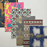 Block Printed/Marbled/Tie Dyed Paper
