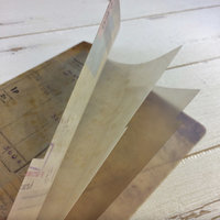 Clear 3-Pocket Folder: Vintage Light
