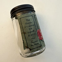 SOLD: Vintage Firma-Grip Paste Glass Jar