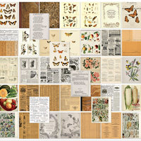 49 and Market Collage Sheet Pack: Peach