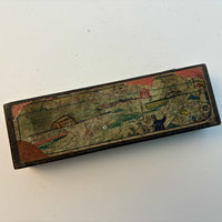 SOLD: Vintage Mid-Century Wooden Pencil Box