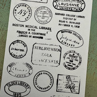Lauren Phelps Designs Washi Bits: Library Seals
