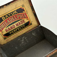 SOLD: Vintage Tin Cigar Box: Philadelphia Handmade