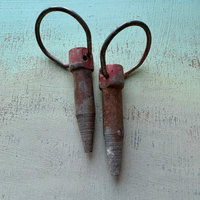 SOLD: Vintage Plumb Bob Pair
