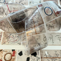 PLUS MINUS Matte PET Tape: Words