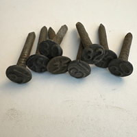 Antique Railroad Date Spikes: Set of 5