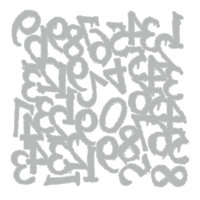 Seth Apter Sizzix Thinlit Die & Stamp Set: Recount
