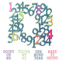 Seth Apter Sizzix Thinlit Die & Stamp Set: Recount