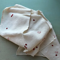 SOLD: Vintage Embroidered Linen Runner