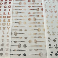 Alexandra Renke Color Magic Rub-Ons: Red-Beige-Black