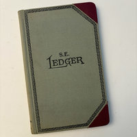 SOLD: 1955 Vintage Ledger: Peg's Ceramic Shop