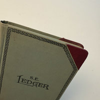 SOLD: 1955 Vintage Ledger: Peg's Ceramic Shop