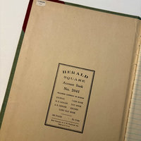 1945-1957 Vintage Ledger