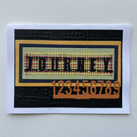 Original Art Sample Card: Journey