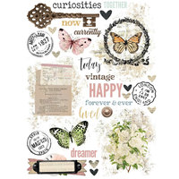 Simple Stories Rub-On Set: Junk Drawer