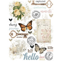 Simple Stories Rub-On Set: Junk Drawer