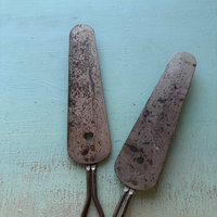 SOLD: Vintage Metal Spatula Set 2