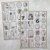 Spellbinders Matte Stickers: Borders & Labels