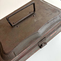 Antique Spice Caddy with Round Tins