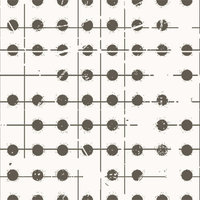 Seth Apter FreeSpirit Stamped Fabric 1/2 Yard Cut: Dot Plot