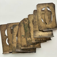 SOLD: 1890 LARGE Brass Numbers Set: 0-9 