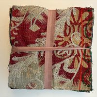 SOLD: Hand Stitched & Embroidered Kantha Bundle: Large 4