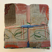 Hand Stitched & Embroidered Kantha Bundle: Large 5