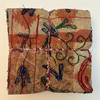 Hand Stitched & Embroidered Kantha Bundle: Large 6