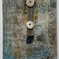 SOLD: Through the Clouds: Original Mixed Media Art