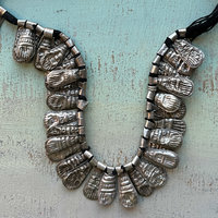 Handmade Ethiopian Telsum Silver Pendants