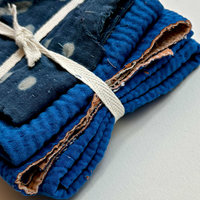 Kantha Stitch Large Scrap Bundle: The Blues 1