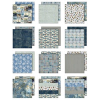 Tim Holtz Palette Paper: Blue