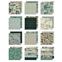 Tim Holtz Palette Paper: Teal