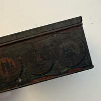 Vintage Rusted Metal Tobacco Tin