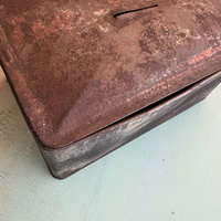 Vintage Metal Slot Box: Union Leader