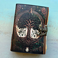 Vintage Leather Journal: Tree of Life