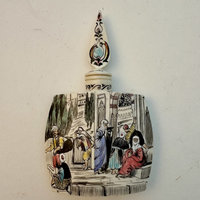 Vintage Turkish Hand Painted Perfume Bottle