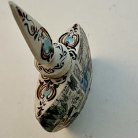Vintage Turkish Hand Painted Perfume Bottle