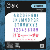Sizzix Thinlet Dies: Typography