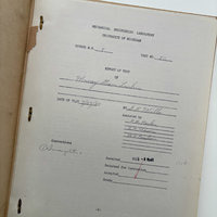 1932 University of Michigan Student Test 2