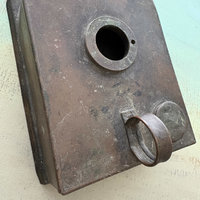 SOLD: Unusal Vintage Metal Container