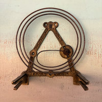SOLD: Victorian Cast Gong/Clock Spring: Large